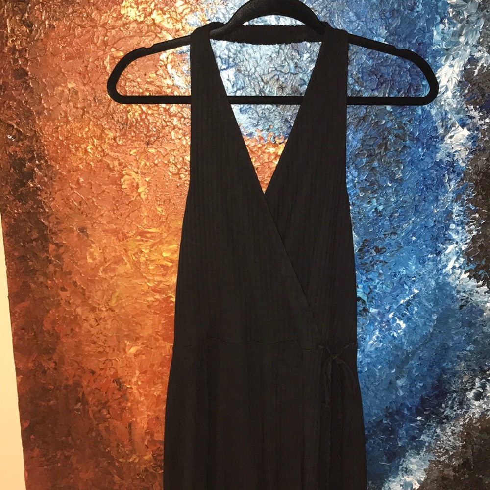 Black Capri romper